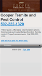 Mobile Screenshot of cooperpestcontrolky.com